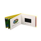 New Coming Lcd Video Brochure , 4C Video Card Brochure For Marketing